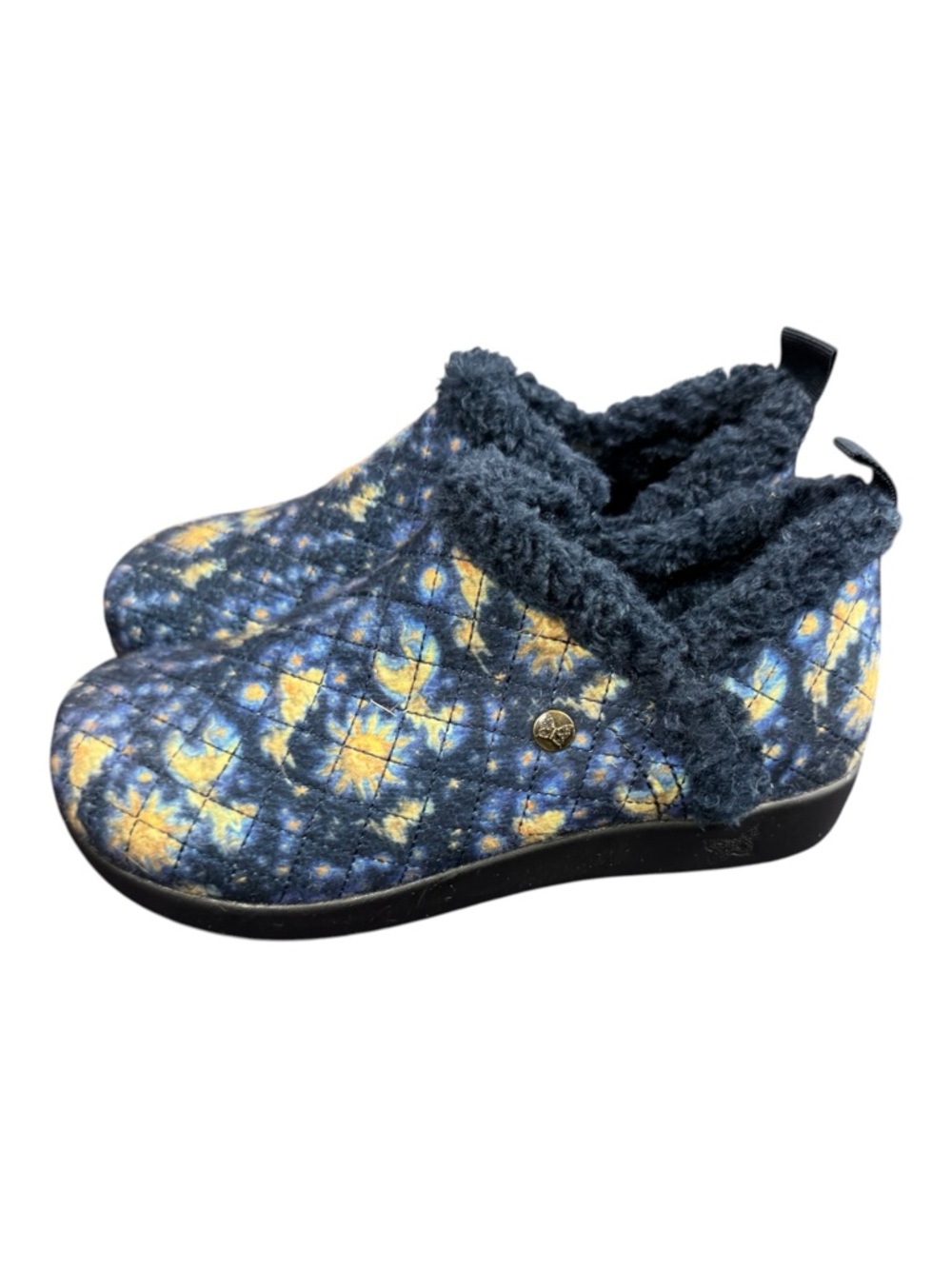 Alegria Slippers Cozee Lullaby Print Size  37 (7-7.5)